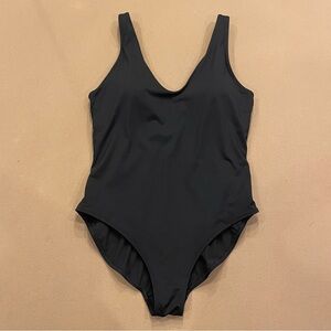 Athleta Seychelles Black One Piece Swimsuit Size XL